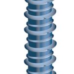 Cobra Anchors CobraTap 626J Concrete Screw, 3/16 in Dia, 4 in L, 200 lb, Steel, Cobra-Coated, 25/PK