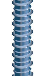 COBRA ANCHORS 671W Screw, 3/16 in Thread, 1-3/4 in L, Hex, Socket Drive, Steel, Fluorocarbon-Coated