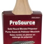 ProSource OR 21681 0200 Angular Sash Paint Brush, Round Handle