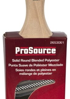 ProSource OR 21681 0200 Angular Sash Paint Brush, Round Handle