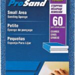 NORTON ProSand 82063 Sanding Sponge, 4-1/2 in L, 2-11/16 in W, 60 Grit, Medium, Aluminum Oxide Abrasive