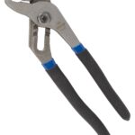 Vulcan PC980-04 Groove Joint Plier, 8 in OAL, 1-1/4 in Jaw, Black & Blue Handle, Non-Slip Handle, 1-1/4 in W Jaw