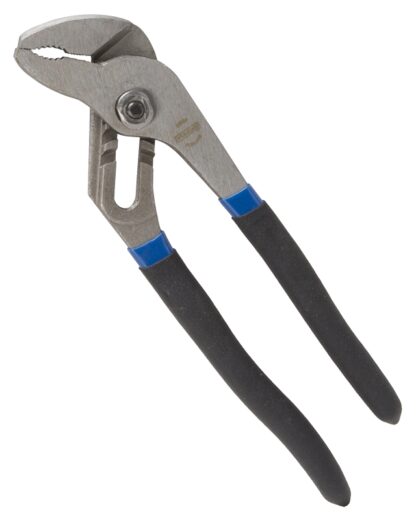 Vulcan PC980-04 Groove Joint Plier, 8 in OAL, 1-1/4 in Jaw, Black & Blue Handle, Non-Slip Handle, 1-1/4 in W Jaw