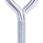 ProSource LR277 Eye Bolt, 7.8 mm Thread, Machine Thread, 1-3/4 in L Thread, 1-1/4 in Dia Eye, 220 lb Working Load, Steel Sells in Quantity of 10