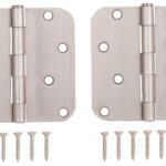 ProSource BH-402SN-PS Door Hinge, Steel, Satin Nickel, Loose Pin, 180 deg Range of Motion, Screw Mounting