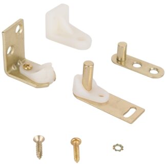 ProSource LR-025-PS Gravity Pivot Hinge, Steel, Satin Brass