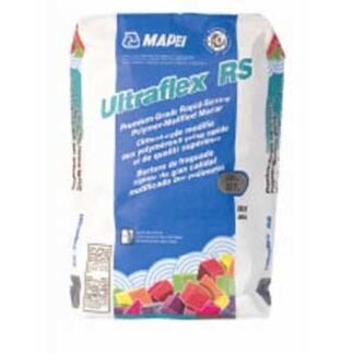 Mapei Ultraflex RS Series 0110045 Tile Mortar with Polymer, Gray, Powder, 50 lb, Bag