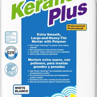 Mapei Keraflex Plus Series 1194820 Tile Mortar, White, Powder, 44 lb, Bag