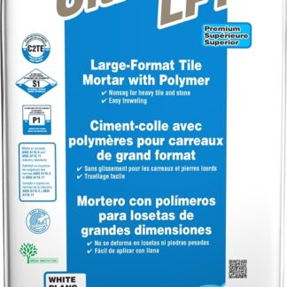 Mapei Ultraflex LFT Series 1135000021 Tile Mortar, White, Powder, 50 lb, Bag