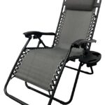 Seasonal Trends HCIHQB2401 Zero Gravity Sling Relaxer Chair, 25.6 in W, 33.07 in D, 43.11 in H, 250 lb Capacity Sells in Quantity of 3