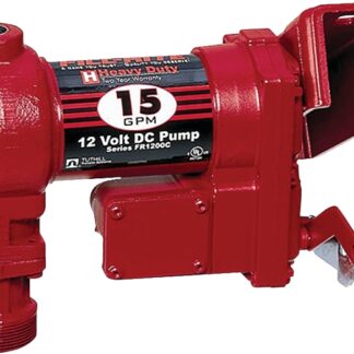 Fill-Rite FR1204G/FR1204 Fuel Transfer Pump, Motor: 1/4 hp, 12 VDC, 20 A, 30 min Duty Cycle, 3/4 in Outlet, 15 gpm