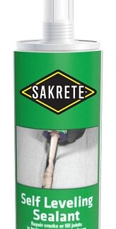 Sakrete 12021117 Self-Leveling Sealant, Gray, 24 hr Curing, 40 to 110 deg F, 300 mL, Tube