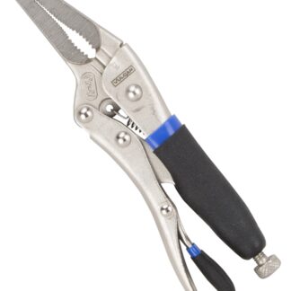 Vulcan JL-NP024 Locking Plier, 6-1/2 in OAL, 2 in Jaw Opening, Black Handle, Comfort-Grip Handle, 3/4 in W Jaw