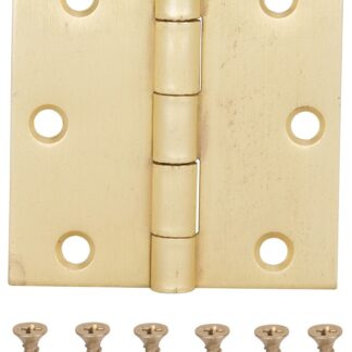 ProSource LR-707-PS Square Corner Door Hinge, Steel, Satin Bronze, Loose Pin, 180 deg Range of Motion