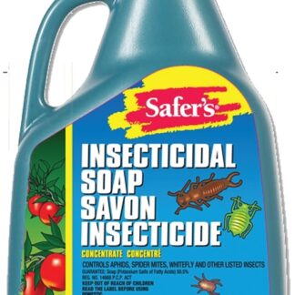 Safer 01-2022CAN Insecticidal Soap, Liquid, Spray Application, 500 mL Can