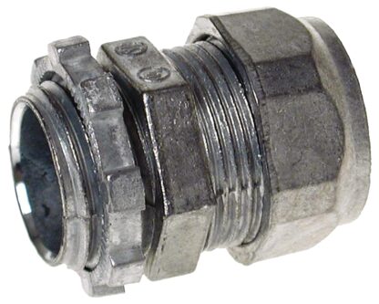 Tradeselect CCZ050 EMT Connector, 1/2 in Compression, Zinc