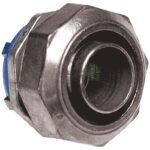 Tradeselect LTZ050 Straight Liquidtight Connector, 1/2 in, Zinc