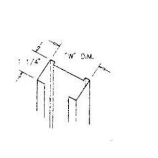 Bailey 3-5/8IN X 10' 25G Metal Stud, 3-5/8 in W, 10 ft H, Steel Sells in Quantity of 10