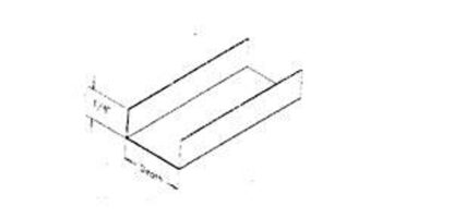 Bailey 3-5/8IN X 10' 25G Metal Stud, 3-5/8 in W, 10 ft H, Steel Sells in Quantity of 10