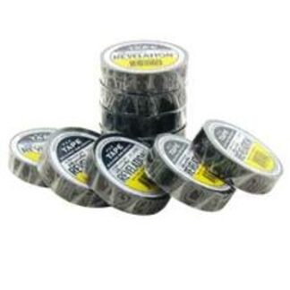 Revelation 1630 Electrical Tape, 66 ft L, 3/4 in W, PVC Backing, Black Sells in Quantity of 10