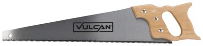 Vulcan JLO-081 Handsaw, 20 in L Blade, 8 TPI TPI, Steel Blade, Wood Handle, Wood Handle