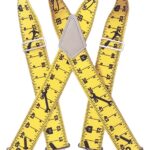 Kuny's SP15YT Ruler Heavy-Duty Tape Suspender, Nylon, Yellow