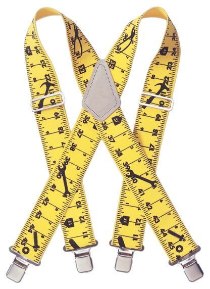 Kuny's SP15YT Ruler Heavy-Duty Tape Suspender, Nylon, Yellow