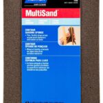 NORTON MultiSand 00938 Sanding Sponge, 5-1/2 in L, 4-1/2 in W, Fine, Aluminum Oxide Abrasive