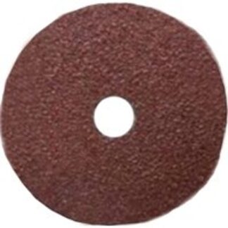 Norton 01911 Sanding Disc, 5 in Dia, 7/8 in Arbor, Coated, 24 Grit, Extra Coarse, Aluminum Oxide Abrasive, Fiber Backing