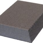 NORTON MultiSand 02082 Sanding Sponge, 4-7/8 in L, 2-7/8 in W, Fine, Medium