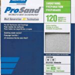 NORTON ProSand 07660768172 Sanding Sheet, 11 in L, 9 in W, Medium, 120 Grit, Aluminum Oxide Abrasive