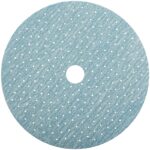 NORTON 04041 Sanding Disc, 5 in Dia, 11/16 in Arbor, Coated, P320 Grit, Extra Fine, Alumina Ceramic Abrasive