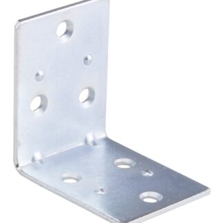 ProSource BH-6023L Corner Brace, 2 in L, 2 in W, 2 in H, Steel, Zinc-Plated, 2 mm Thick Material Sells in Quantity of 20