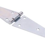 ProSource HSH-Z08-013L Strap Hinge, 2.8 mm Thick Leaf, Steel, 180 Range of Motion, Screw Mount Mounting Sells in Quantity of 5