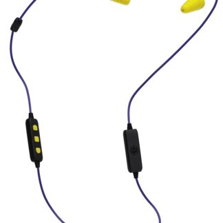 Plugfones LIBERATE 2.0 PL-UY Earphones, 4.1 Bluetooth, 23/26 dB SPL, Blue/Yellow