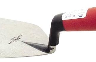 Marshalltown 33 10FG Brick Trowel, 10 in L Blade, 4-5/8 in W Blade, HCS Blade, DuraSoft Handle