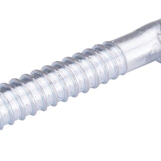 ProSource LR096 Screw Hook, 3/4 in Thread, 6 in L, Steel, Zinc