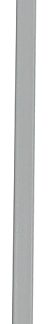 Regal SPS-6-0W Stair Picket, 42 in H, 3/4 in W, Aluminum, White, Powder-Coated