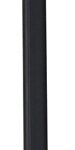 Regal SPS-6-BL Stair Picket, 42 in H, 3/4 in W, Aluminum, Black, Powder-Coated