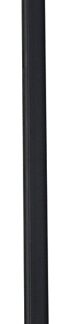 Regal SPS-6-BL Stair Picket, 42 in H, 3/4 in W, Aluminum, Black, Powder-Coated