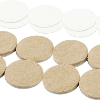 Shepherd Hardware 9930 Furniture Pad, Felt, Beige, 1 in Dia, Round