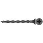 Reliable RzR Series DS62C5 Screw, 2 in L, Fine, Full Thread, Flat Head, Phillips Drive, Type S Point, Steel, Phosphate, 500/BX