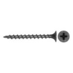 Reliable DSC Series DSC6158M2 Screw, #6-9 Thread, 1-5/8 in L, Coarse, Full Thread, Bugle, Flat Head, Phillips Drive