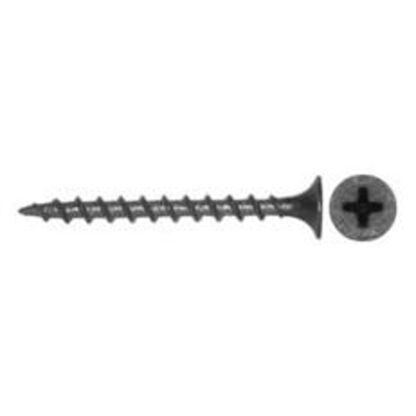 Reliable DSC Series DSC6158M2 Screw, #6-9 Thread, 1-5/8 in L, Coarse, Full Thread, Bugle, Flat Head, Phillips Drive