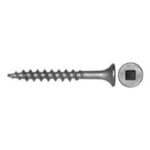 Reliable FKCYZ Series FKCYZ10312C1 Screw, #10-9 Thread, 3-1/2 in L, Coarse, Partial Thread, Bugle, Flat Head, Steel, 100/BX