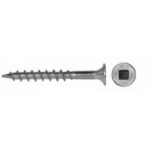 Reliable FKCSS Series FKCSS10312J Deck Screw, #10-9 Thread, 3-1/2 in L, Coarse Thread, Bugle Head, Square Drive, 175 BX