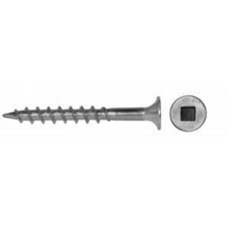 Reliable FKCSS Series FKCSS10312J Deck Screw, #10-9 Thread, 3-1/2 in L, Coarse Thread, Bugle Head, Square Drive, 175 BX