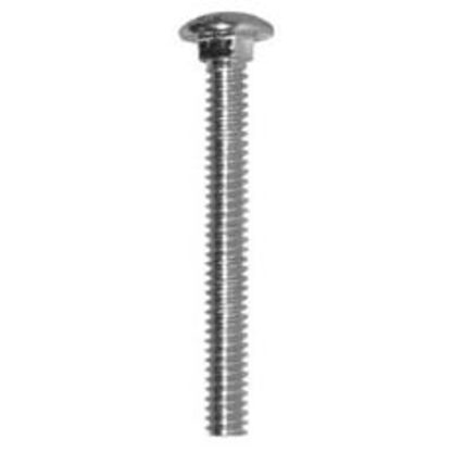 Reliable CBHDG516412CT Carriage Bolt, 5/16-18 Thread, 4-1/2 in OAL, A Grade, Galvanized Steel, Coarse, Full Thread