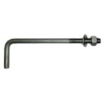 Reliable FHP128C Anchor Bolt, 0.44 in Dia, 8.12 in L, Steel