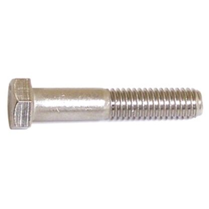 Reliable HBS122CT Hex Bolt, 1/2-13 Thread, 2 in OAL, Stainless Steel, Coarse, Partial Thread